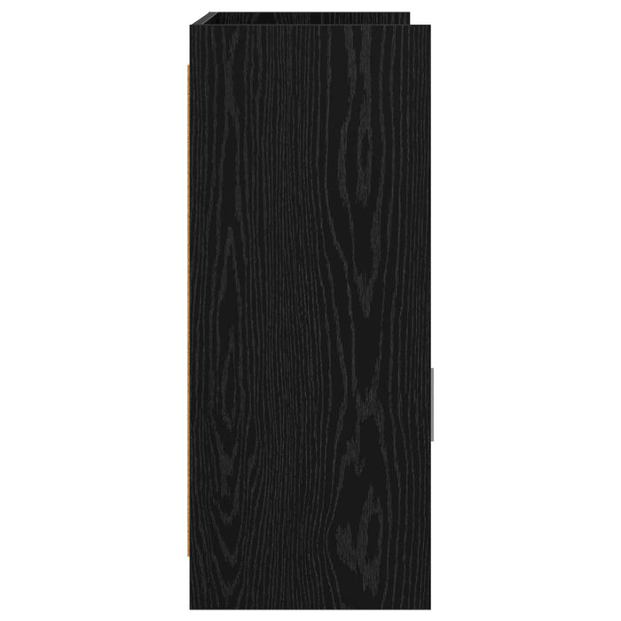 Bufet Stejar Negru 98,5 x 33 x 80 cm Lemn prelucrat WALTI