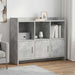 Bufet Gri Beton 98,5 x 33 x 80 cm Lemn prelucrat - WALTI WALTI