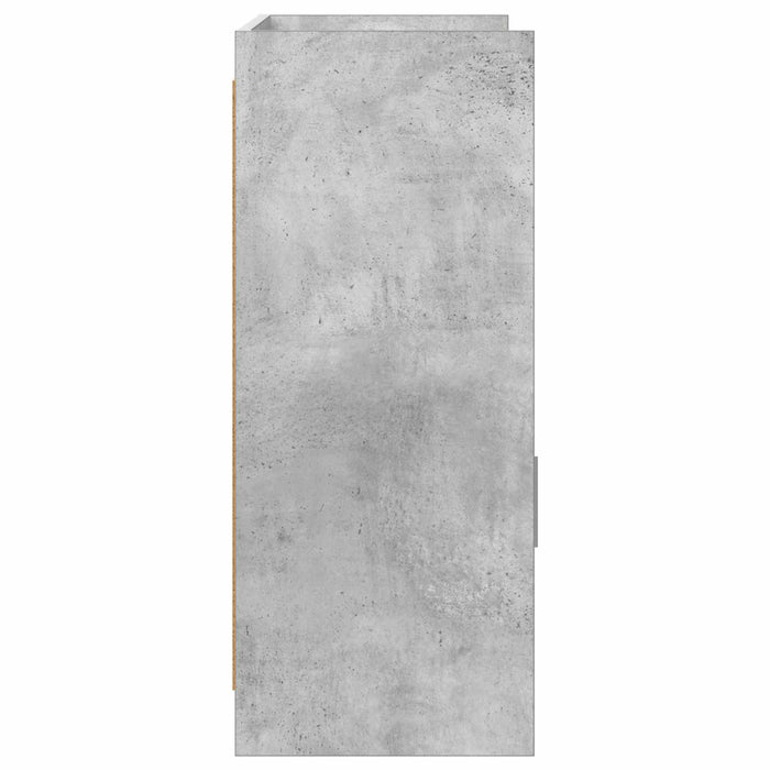 Bufet Gri Beton 98,5 x 33 x 80 cm Lemn prelucrat WALTI