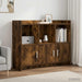 Bufet Stejar fumuriu 98,5 x 33 x 80 cm Lemn prelucrat - WALTI WALTI