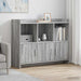 Bufet Sonoma gri 98,5 x 33 x 80 cm Lemn prelucrat - WALTI WALTI