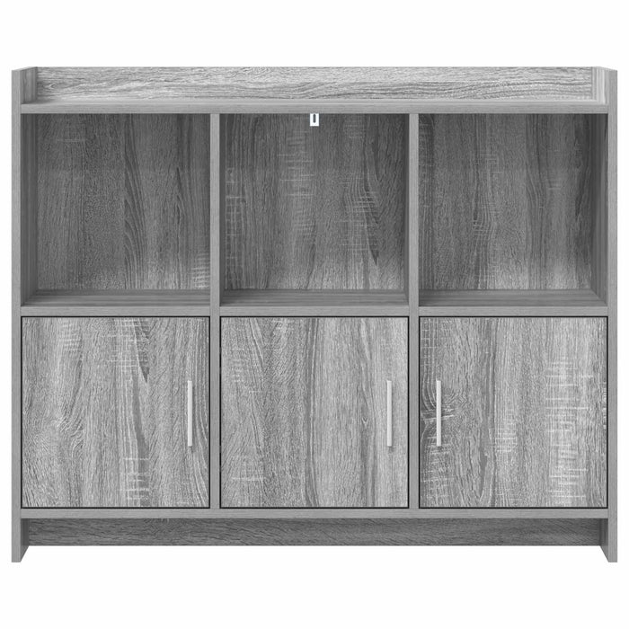 Bufet Sonoma gri 98,5 x 33 x 80 cm Lemn prelucrat WALTI