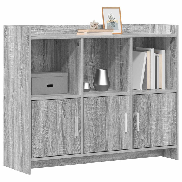 Bufet Sonoma gri 98,5 x 33 x 80 cm Lemn prelucrat WALTI