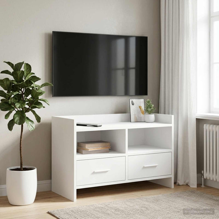 Cabinet TV 71,5 x 33 x 47 cm Alb Lemn prelucrat - WALTI WALTI