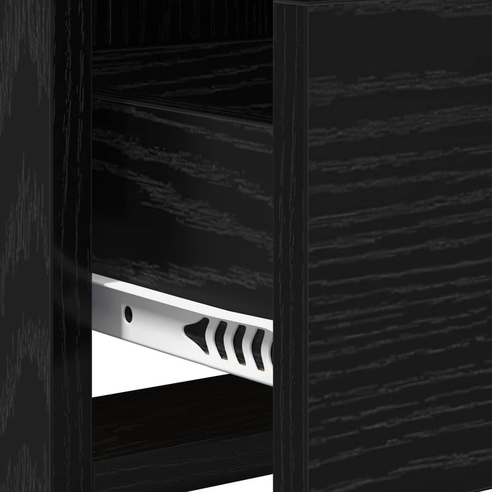 Cabinet TV 71,5 x 33 x 47 cm Stejar Negru Lemn prelucrat WALTI