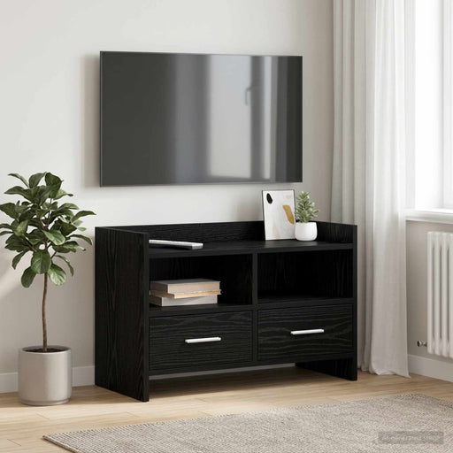 Cabinet TV 71,5 x 33 x 47 cm Stejar Negru Lemn prelucrat - WALTI WALTI