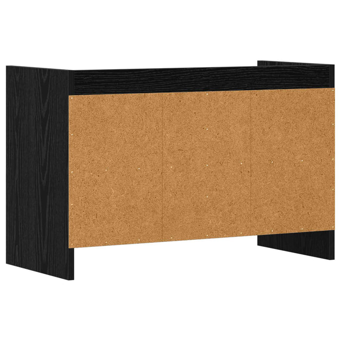 Cabinet TV 71,5 x 33 x 47 cm Stejar Negru Lemn prelucrat WALTI