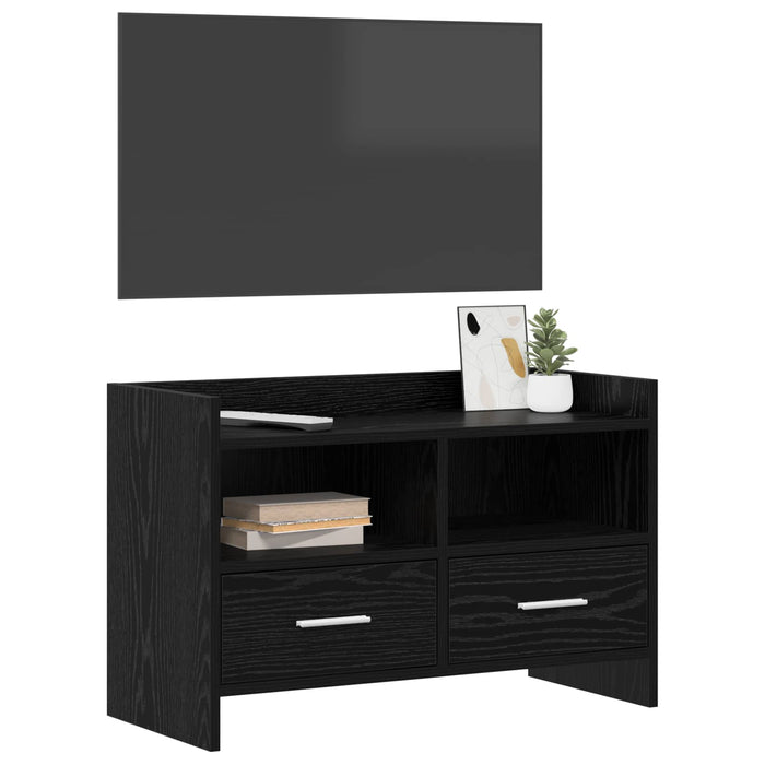 Cabinet TV 71,5 x 33 x 47 cm Stejar Negru Lemn prelucrat WALTI