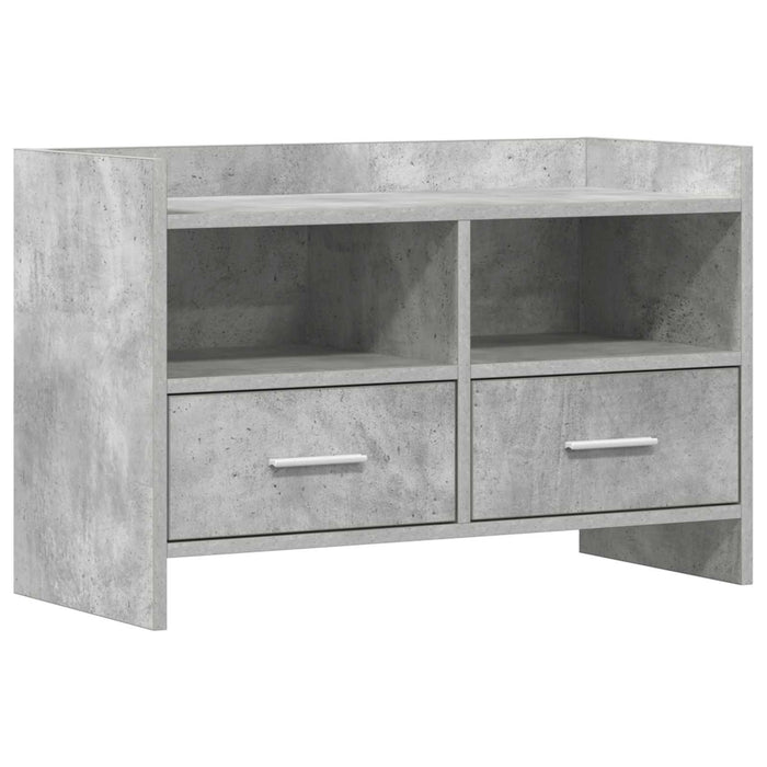 Cabinet TV 71,5 x 33 x 47 cm Gri Beton Lemn prelucrat WALTI