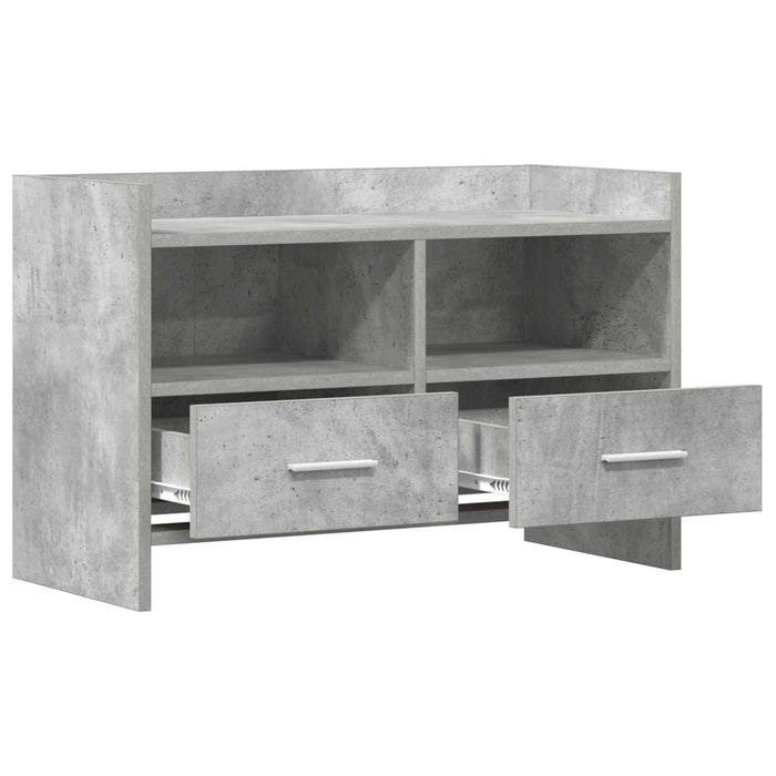 Cabinet TV 71,5 x 33 x 47 cm Gri Beton Lemn prelucrat WALTI