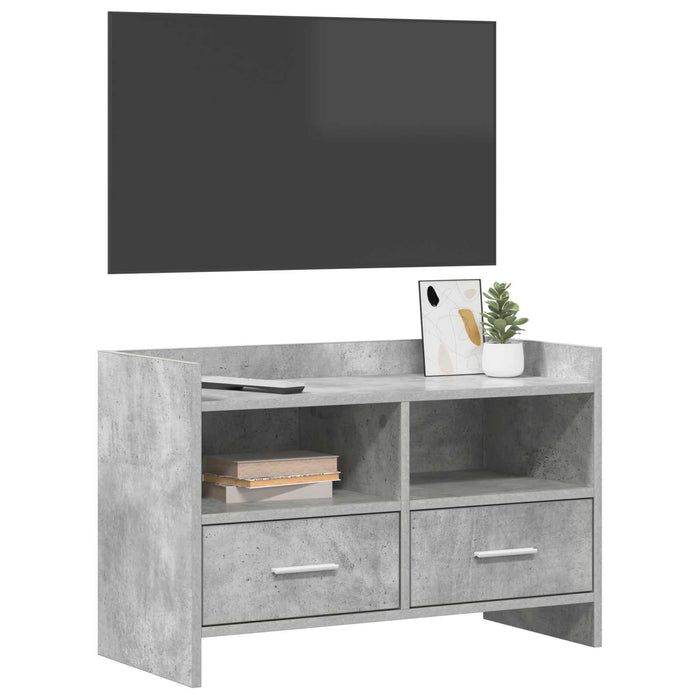 Cabinet TV 71,5 x 33 x 47 cm Gri Beton Lemn prelucrat WALTI