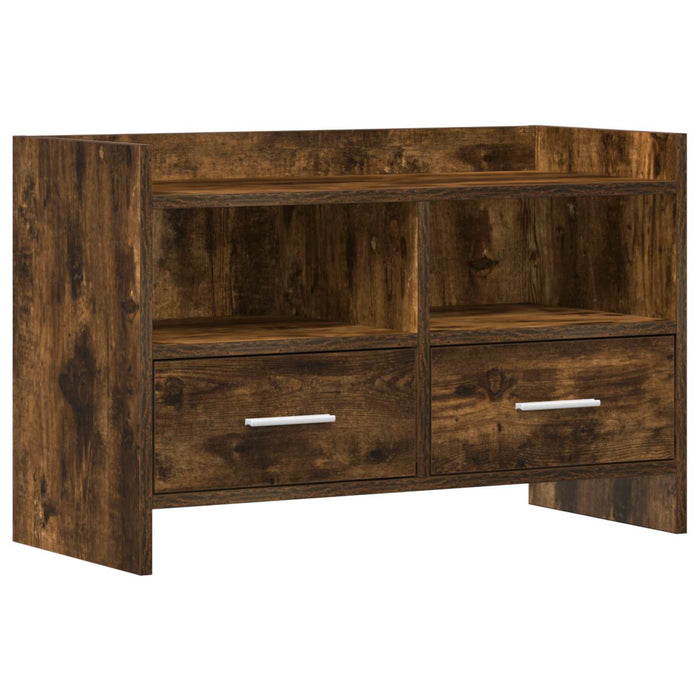 Cabinet TV 71,5 x 33 x 47 cm Stejar fumuriu Lemn prelucrat WALTI