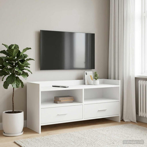 Cabinet TV 100 x 33 x 47 cm Alb Lemn prelucrat - WALTI WALTI