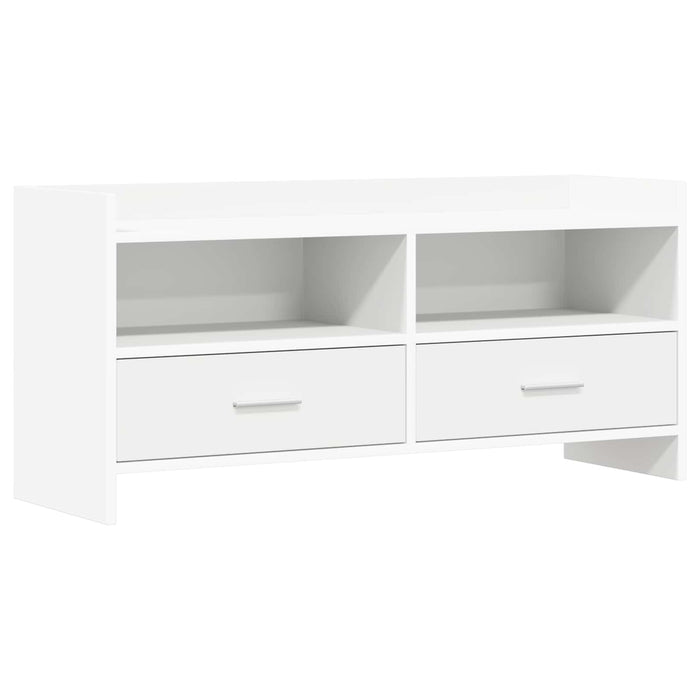 Cabinet TV 100 x 33 x 47 cm Alb Lemn prelucrat WALTI