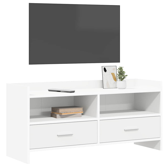 Cabinet TV 100 x 33 x 47 cm Alb Lemn prelucrat WALTI