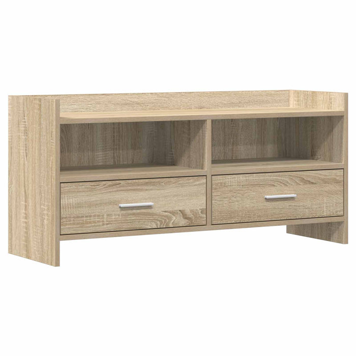 Cabinet TV 100 x 33 x 47 cm Stejar Sonoma Lemn prelucrat WALTI