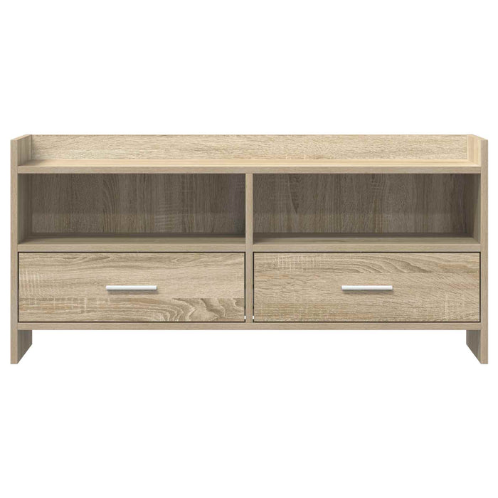 Cabinet TV 100 x 33 x 47 cm Stejar Sonoma Lemn prelucrat WALTI