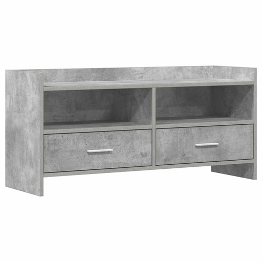 Cabinet TV 100 x 33 x 47 cm Gri Beton Lemn prelucrat - WALTI WALTI