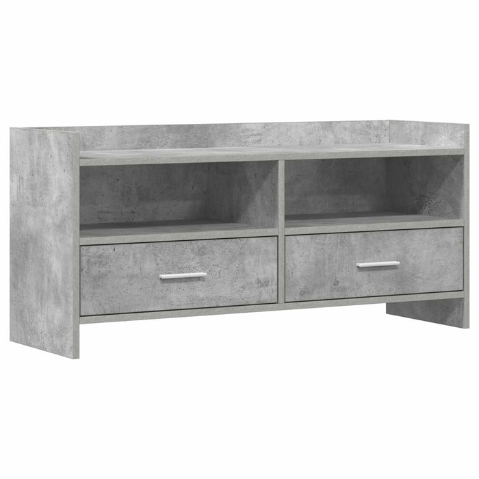 Cabinet TV 100 x 33 x 47 cm Gri Beton Lemn prelucrat WALTI