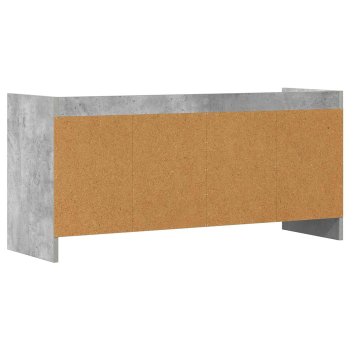 Cabinet TV 100 x 33 x 47 cm Gri Beton Lemn prelucrat WALTI