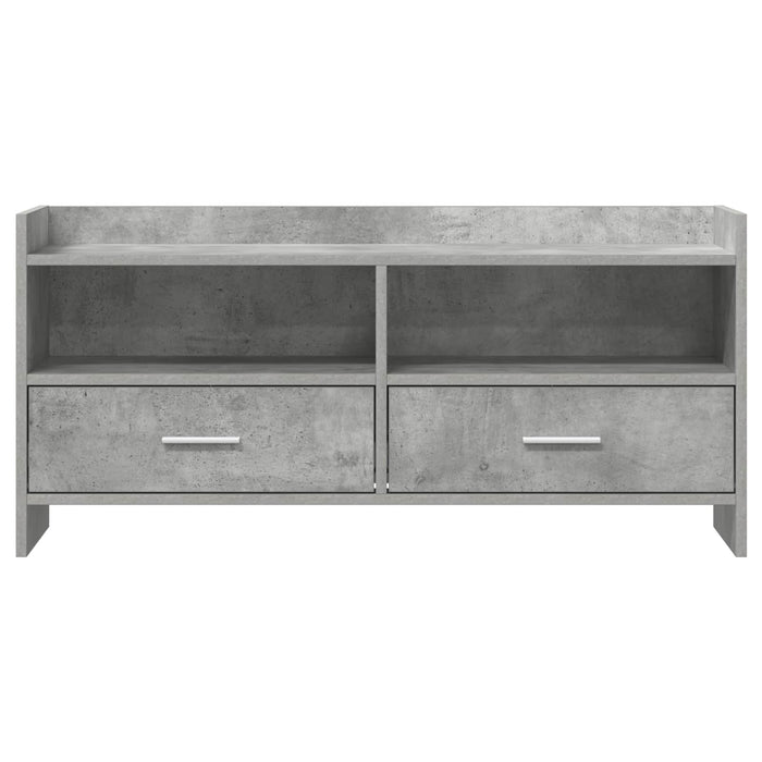 Cabinet TV 100 x 33 x 47 cm Gri Beton Lemn prelucrat WALTI