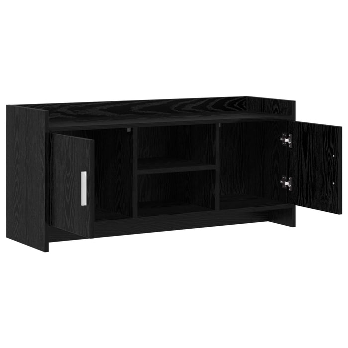 Cabinet TV 102 x 33 x 47 cm Stejar Negru Lemn prelucrat WALTI