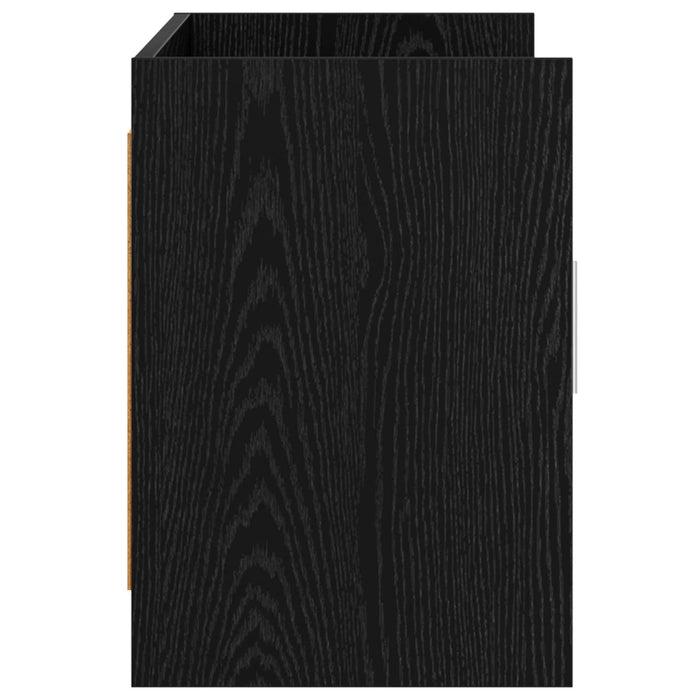 Cabinet TV 102 x 33 x 47 cm Stejar Negru Lemn prelucrat WALTI