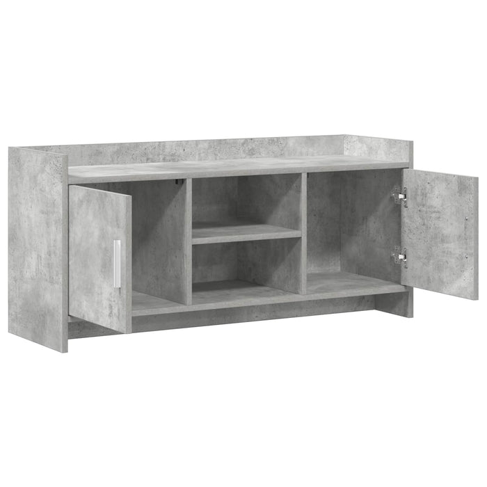 Cabinet TV 102 x 33 x 47 cm Gri Beton Lemn prelucrat WALTI