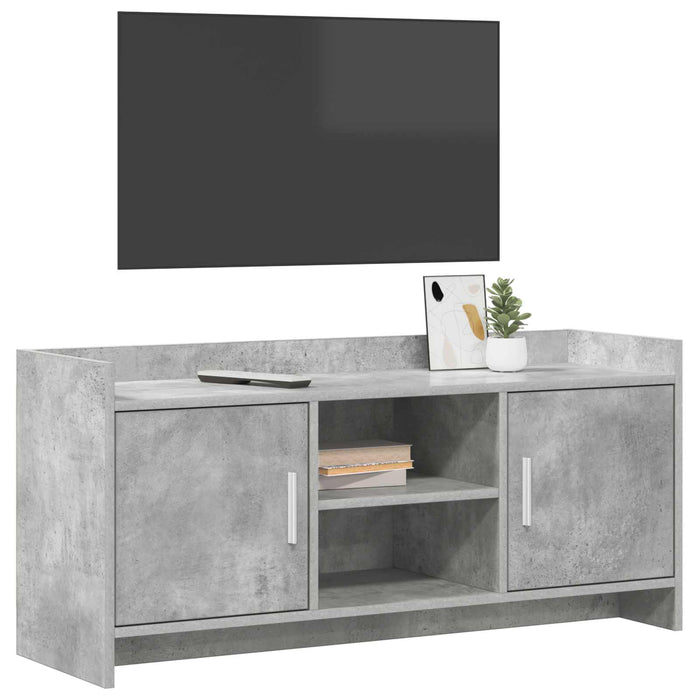 Cabinet TV 102 x 33 x 47 cm Gri Beton Lemn prelucrat WALTI