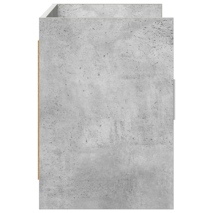 Cabinet TV 102 x 33 x 47 cm Gri Beton Lemn prelucrat WALTI
