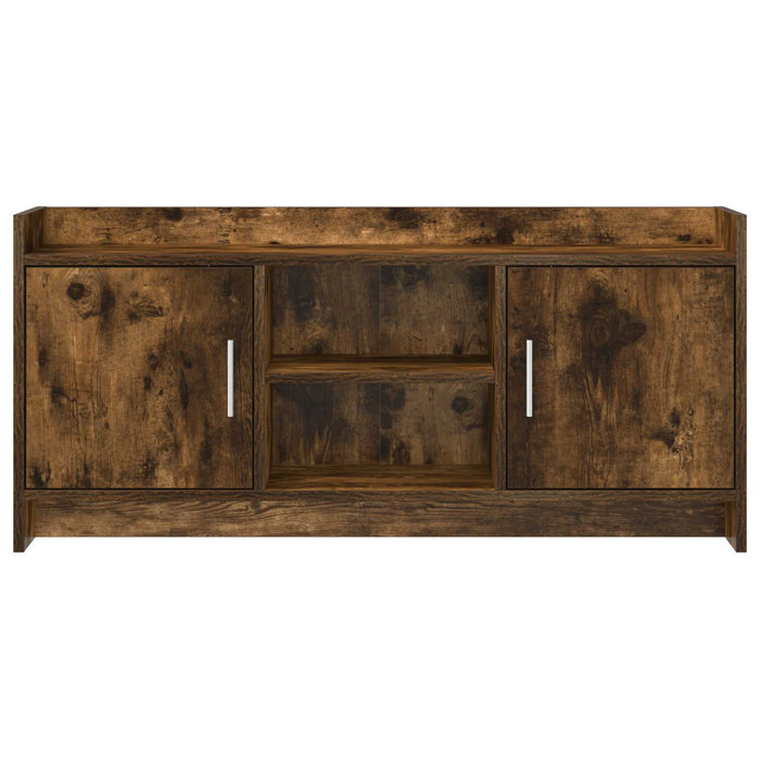 Cabinet TV 102 x 33 x 47 cm Stejar fumuriu Lemn prelucrat WALTI