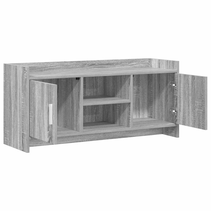 Cabinet TV 102 x 33 x 47 cm Sonoma gri Lemn prelucrat WALTI