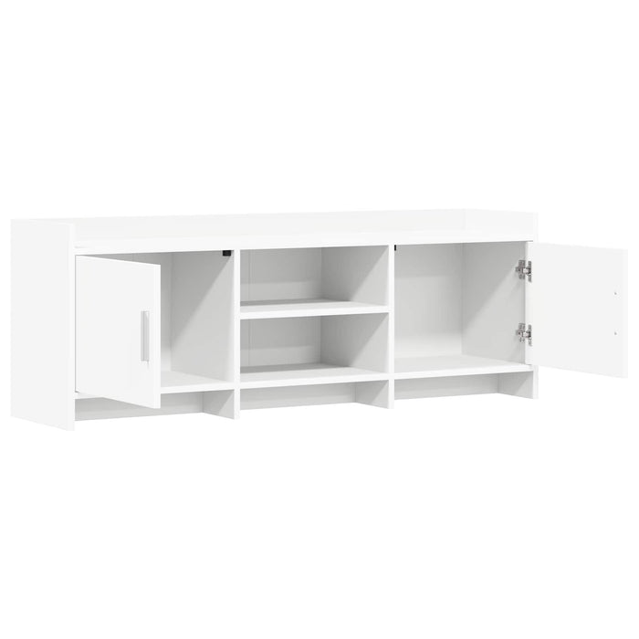 Cabinet TV 130 x 33 x 47 cm Alb Lemn prelucrat WALTI
