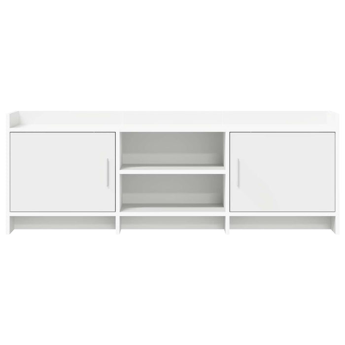 Cabinet TV 130 x 33 x 47 cm Alb Lemn prelucrat WALTI