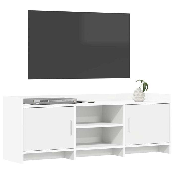Cabinet TV 130 x 33 x 47 cm Alb Lemn prelucrat WALTI