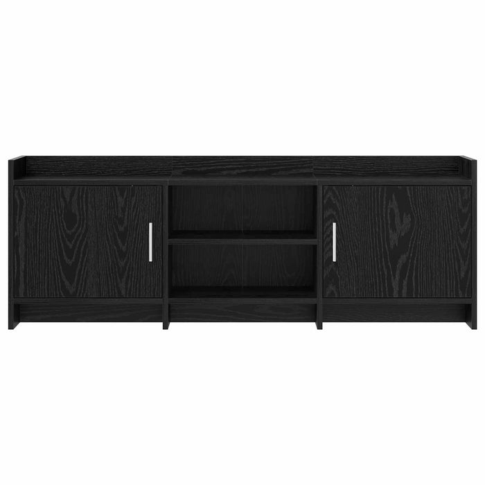 Cabinet TV 130 x 33 x 47 cm Stejar Negru Lemn prelucrat WALTI