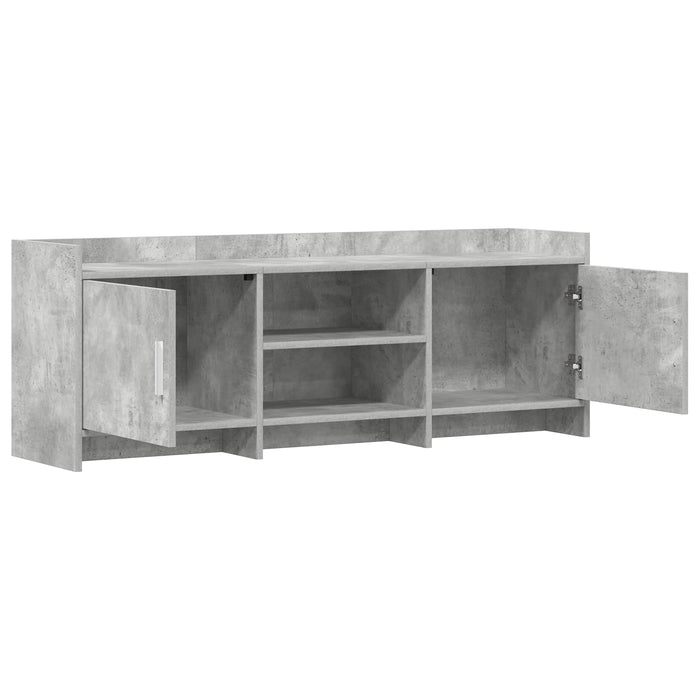Cabinet TV 130 x 33 x 47 cm Gri Beton Lemn prelucrat WALTI