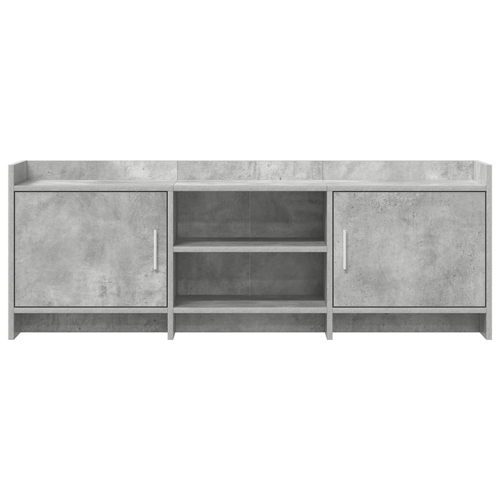 Cabinet TV 130 x 33 x 47 cm Gri Beton Lemn prelucrat WALTI