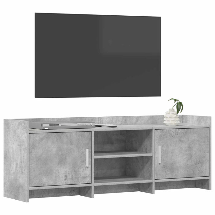 Cabinet TV 130 x 33 x 47 cm Gri Beton Lemn prelucrat WALTI