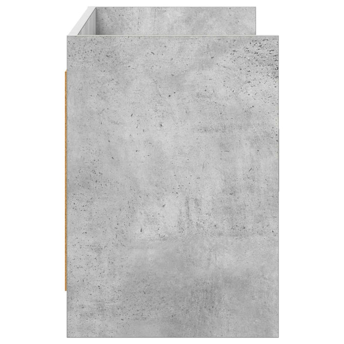 Cabinet TV 130 x 33 x 47 cm Gri Beton Lemn prelucrat WALTI