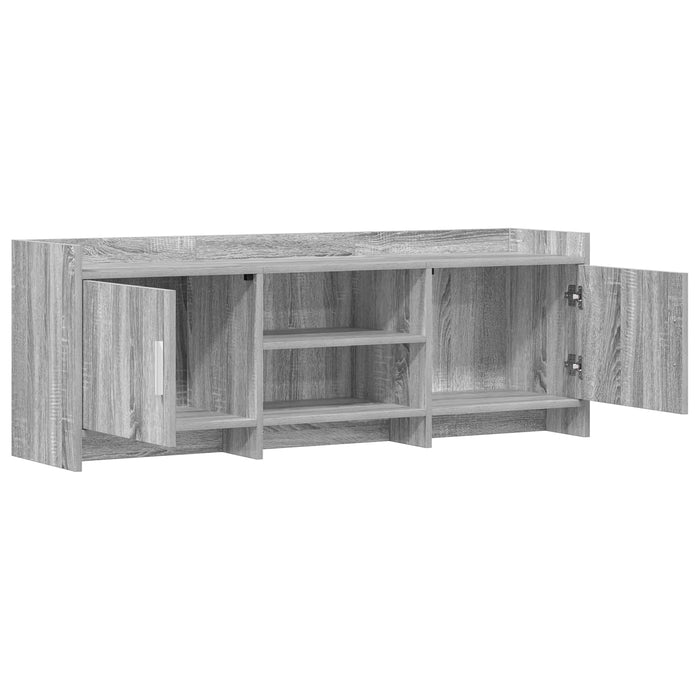 Cabinet TV 130 x 33 x 47 cm Sonoma gri Lemn prelucrat WALTI