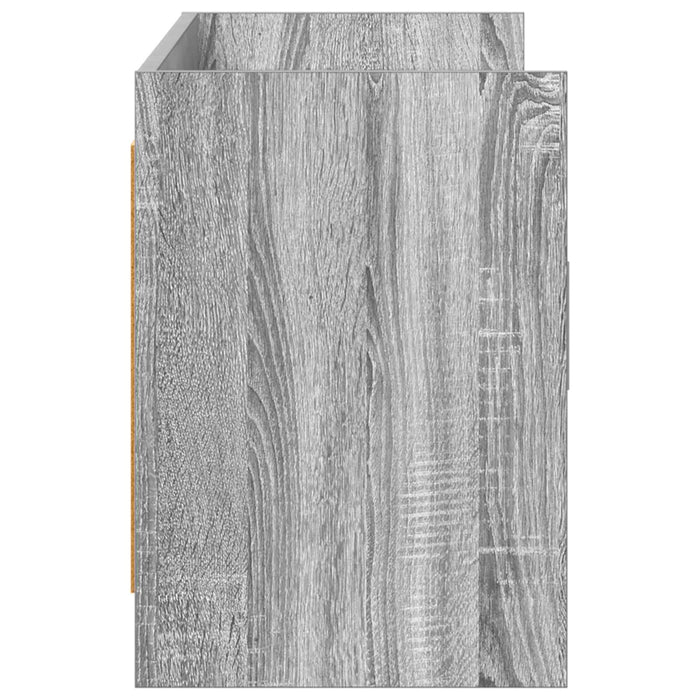 Cabinet TV 130 x 33 x 47 cm Sonoma gri Lemn prelucrat WALTI