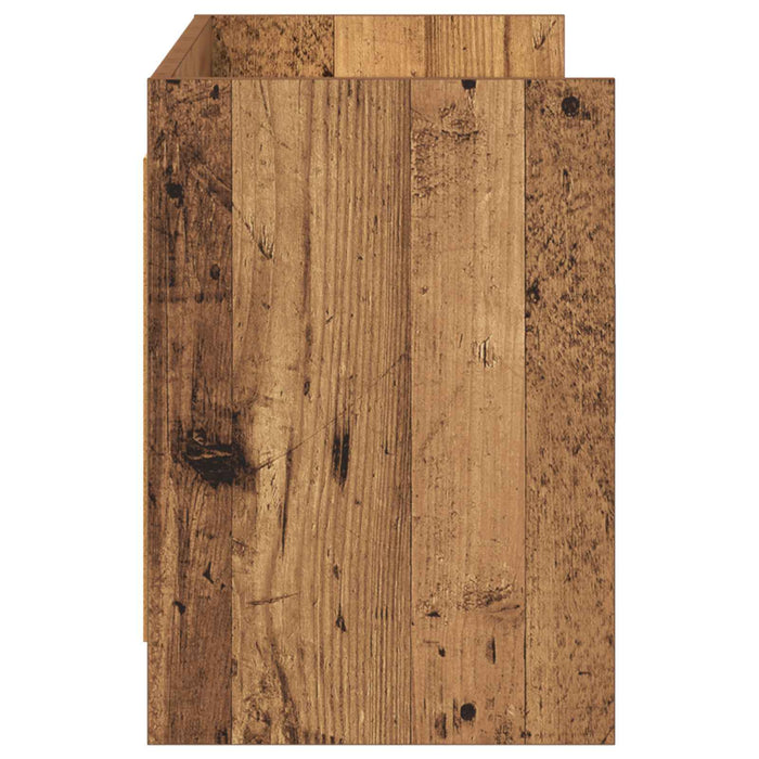 Cabinet TV 130 x 33 x 47 cm Lemn vechi Lemn prelucrat WALTI