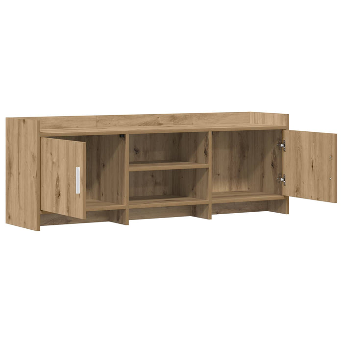Cabinet TV 130 x 33 x 47 cm Stejar Artizanal Lemn prelucrat WALTI