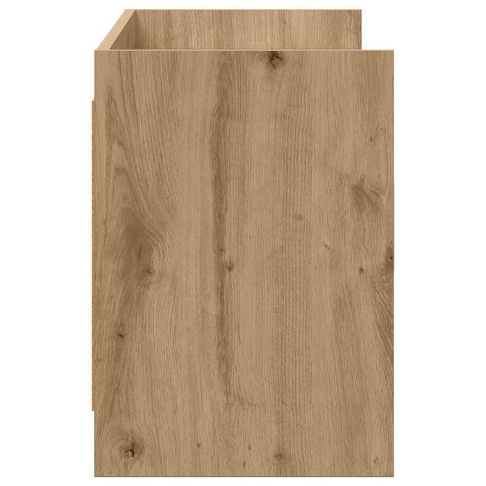 Cabinet TV 130 x 33 x 47 cm Stejar Artizanal Lemn prelucrat WALTI