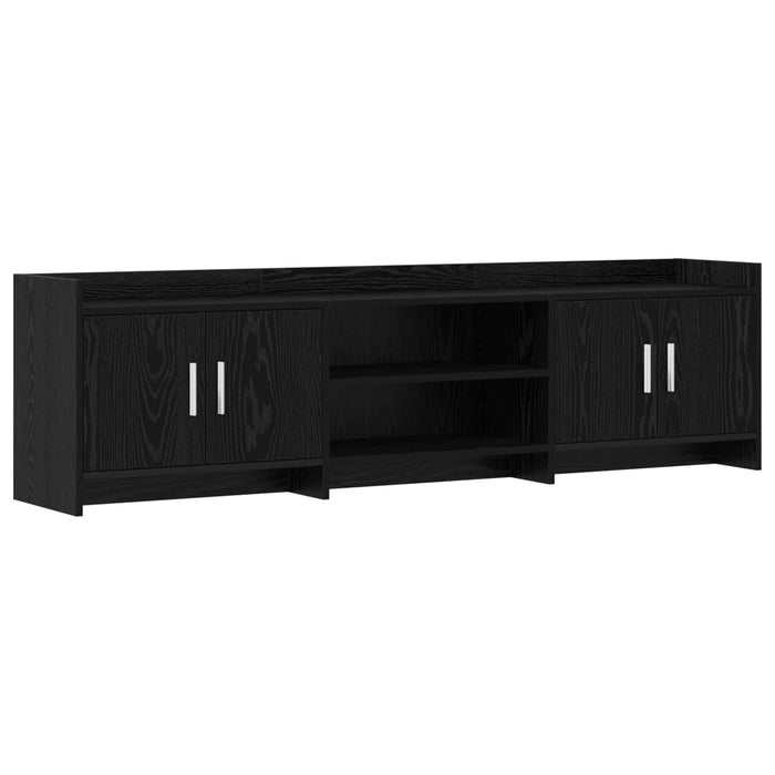 Cabinet TV 168 x 33 x 47 cm Stejar Negru Lemn prelucrat WALTI