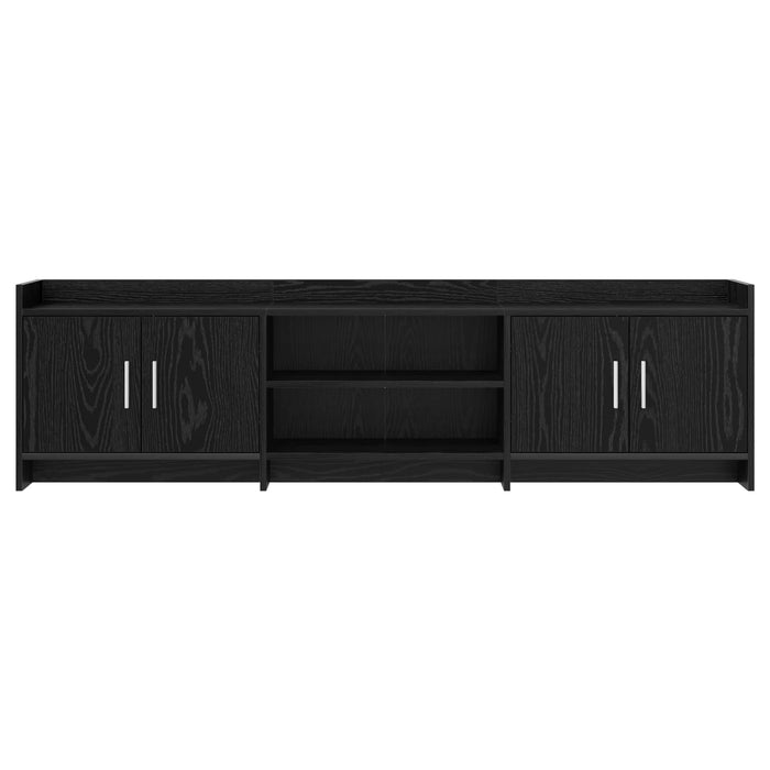 Cabinet TV 168 x 33 x 47 cm Stejar Negru Lemn prelucrat WALTI
