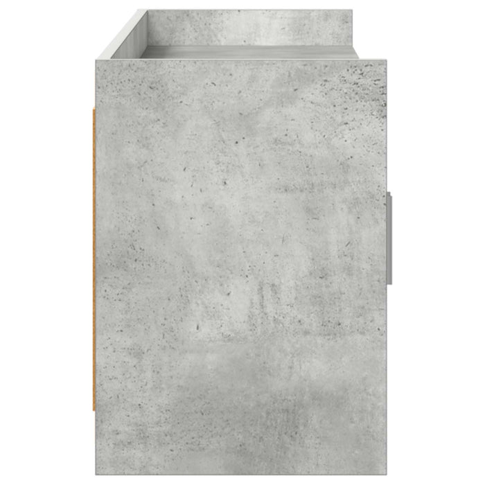 Cabinet TV 168 x 33 x 47 cm Gri Beton Lemn prelucrat WALTI