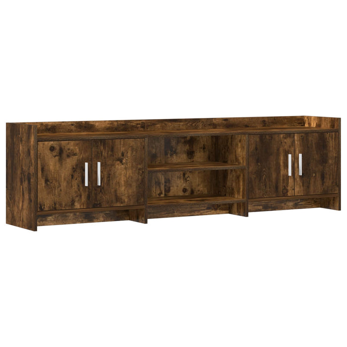 Cabinet TV 168 x 33 x 47 cm Stejar fumuriu Lemn prelucrat WALTI