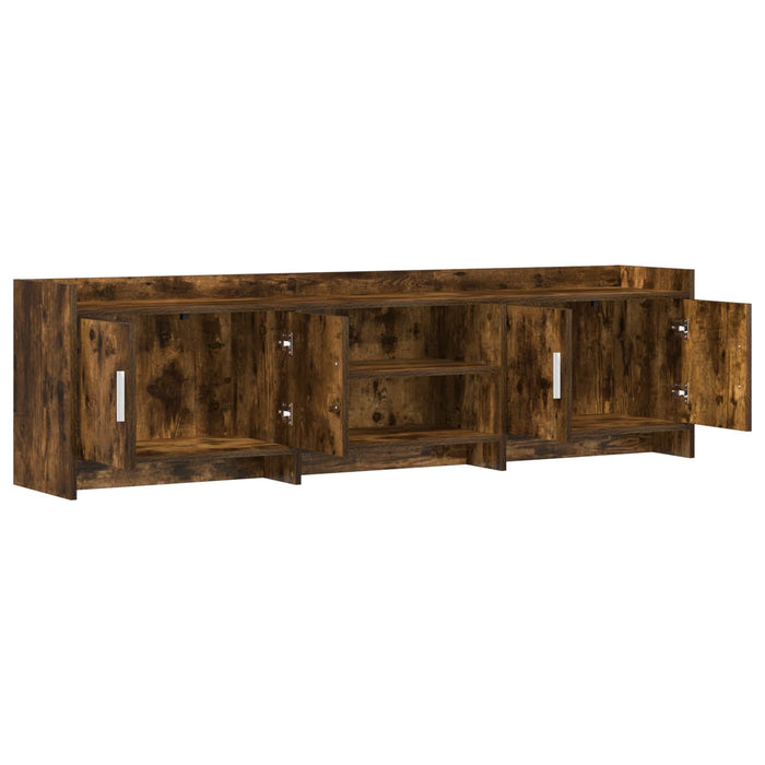 Cabinet TV 168 x 33 x 47 cm Stejar fumuriu Lemn prelucrat WALTI